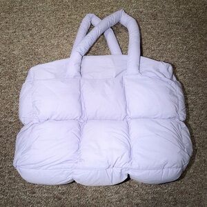 Lavender Quilted Tote Bag